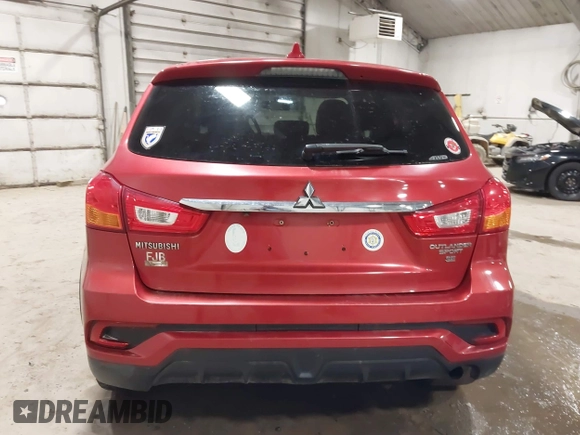 2018 Mitsubishi Outlander Sport SE 2.4 with VIN JA4AR3AW2JZ033877, listed as a IAAI auction lot 41410301 with 117,556 mi miles. Bid and sale history available at carsss.com. Image 16.