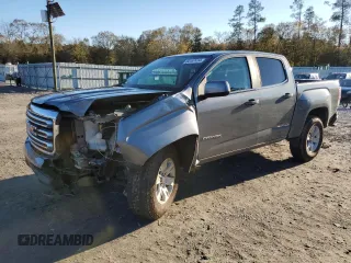 2018 GMC Canyon 2WD SLE z VIN 1GTG5CEN3J1260538, wystawiony jako Copart lot #84157414 z przebiegiem 135 488 mil mil oraz Szkoda całkowita • Salvage title. Historia ofert i sprzedaży dostępna na DreamBid. Obrazek 1.