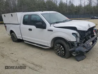2018 Ford F-150 XL with VIN 1FTEX1C56JKE81831, listed as a Copart auction lot 46578855 with 60,577 mi miles and Salvage Title. Bid and sale history available at carsss.com. Image 4.