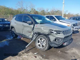 2022 Jeep Compass Trailhawk с VIN 3C4NJDDBXNT108822, выставлен на аукционе IAAI как лот 41158116 с пробегом 41 368 миль миль и . История ставок и продаж доступна на DreamBid. Изображение 1.