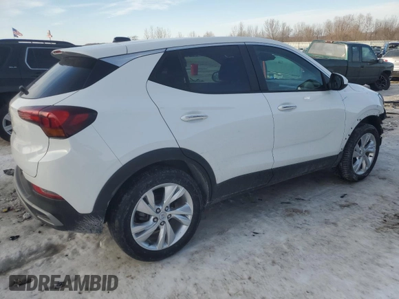 2024 Buick Encore GX Preferred with VIN KL4AMCSLXRB008491, listed as a Copart auction lot 42607855 with 15,524 mi miles and Salvage title. Bid and sale history available at DreamBid. Image 3.
