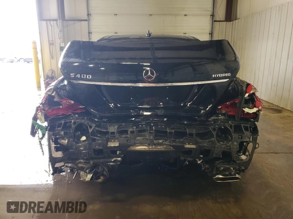2010 Mercedes-Benz S 400 with VIN WDDNG9FB9AA353451, listed as a Copart auction lot 46080105 with 117,499 mi miles and Salvage Title. Bid and sale history available at DreamBid. Image 6.