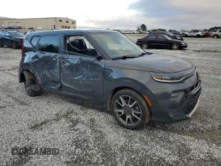 2021 Kia Soul Turbo with VIN KNDJ53AF2M7742178, listed as a Copart auction lot 85120514 with 38,759 mi miles and Salvage Title. Bid and sale history available at DreamBid. Image 4.