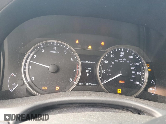 2013 Lexus GS 350 z VIN JTHBE1BL4D5020623, wystawiony jako Copart lot #57335025 z przebiegiem 160 286 mil mil oraz Szkoda całkowita • Salvage title. Historia ofert i sprzedaży dostępna na DreamBid. Obrazek 9.