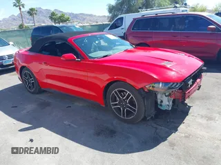 2022 Ford Mustang EcoBoost z VIN 1FATP8UHXN5119035, wystawiony jako IAAI lot #42279729 z przebiegiem 55 742 mil mil oraz . Historia ofert i sprzedaży dostępna na DreamBid. Obrazek 1.