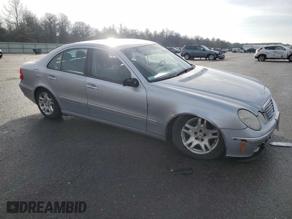 2004 Mercedes-Benz E 320 with VIN WDBUF65JX4A425681, listed as a Copart auction lot 43060365 with 179,955 mi miles and Salvage Title. Bid and sale history available at carsss.com. Image 4.