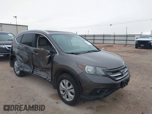 2014 Honda CR-V EX-L with VIN 2HKRM3H76EH512578, listed as a IAAI auction lot 42102989 with 84,235 mi miles and . Bid and sale history available at carsss.com. Image 1.