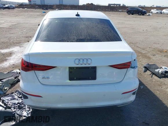 2022 Audi A3 Premium Plus with VIN WAUBUDGY4NA098920, listed as a IAAI auction lot 41331258 with 37,780 mi miles. Bid and sale history available at carsss.com. Image 17.