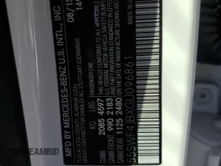 2016 Mercedes-Benz C 300 z VIN 55SWF4JBXGU096861, wystawiony jako Copart lot #53741065 z przebiegiem 92 054 mil mil oraz Szkoda całkowita • Salvage title. Historia ofert i sprzedaży dostępna na DreamBid. Obrazek 12.