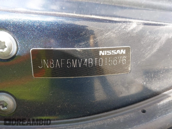 2011 Nissan Juke SL with VIN JN8AF5MV4BT015676, listed as a IAAI auction lot 41716405 with 77,394 mi miles. Bid and sale history available at carsss.com. Image 9.