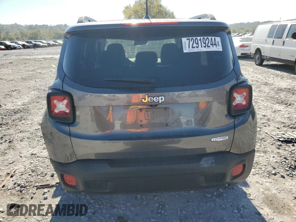2016 Jeep Renegade Latitude with VIN ZACCJABW4GPE32029, listed as a Copart auction lot 72919244 with 109,294 mi miles and Salvage Title. Bid and sale history available at DreamBid. Image 6.