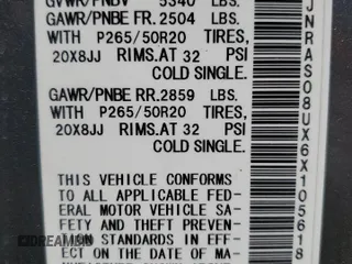 2006 Infiniti FX35 with VIN JNRAS08UX6X105618, listed as a Copart auction lot 70904684 with 189,901 mi miles and Clean Title. Bid and sale history available at carsss.com. Image 13.