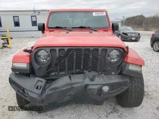 2022 Jeep Gladiator Texas Trail with VIN 1C6HJTAG9NL170836, listed as a Copart auction lot 43064695 with 46,176 mi miles and Salvage Title. Bid and sale history available at carsss.com. Image 5.