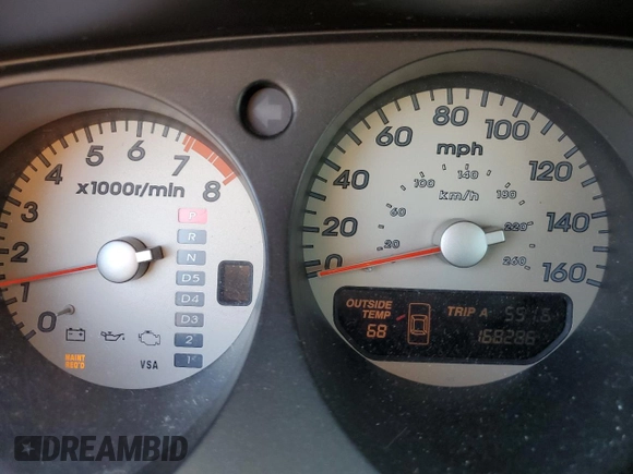 2003 Acura TL Type S w/Navigation System with VIN 19UUA56923A009803, listed as a Copart auction lot 77413104 with 168,286 mi miles and Clean Title. Bid and sale history available at carsss.com. Image 9.