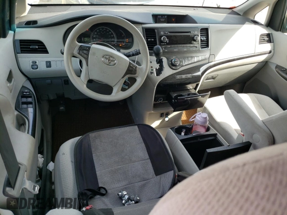 2013 Toyota Sienna LE AAS with VIN 5TDKK3DC9DS293036, listed as a Copart auction lot 54496525 with 73,260 mi miles and Salvage title. Bid and sale history available at DreamBid. Image 8.