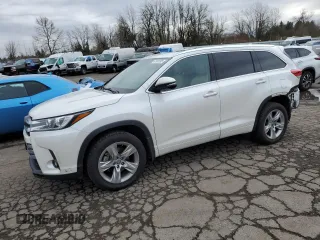 2019 Toyota Highlander Limited z VIN 5TDDZRFH3KS962561, wystawiony jako Copart lot #47607395 z przebiegiem 66 107 mil mil oraz Szkoda całkowita • Salvage title. Historia ofert i sprzedaży dostępna na DreamBid. Obrazek 1.