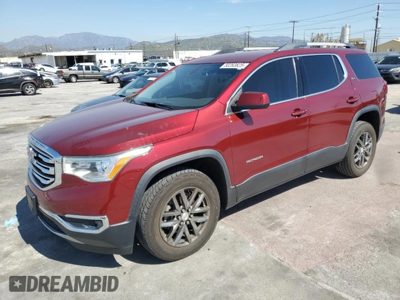 2017 GMC Acadia SLT with VIN 1GKKNMLAXHZ264117, listed as a Copart auction lot 50263825 with 63,406 mi miles and Salvage Title. Bid and sale history available at carsss.com. Image 1.