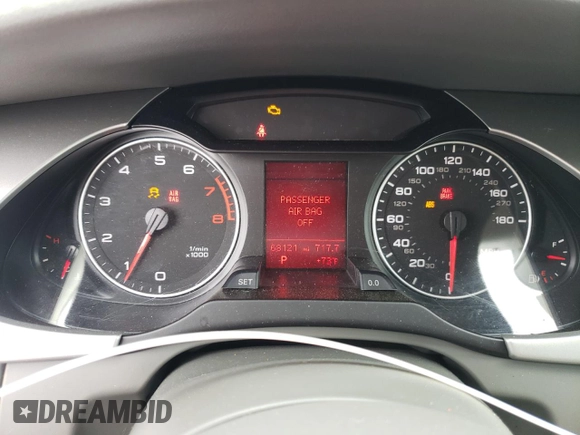 2009 Audi A4 Premium Plus z VIN WAUSF78K79N071988, wystawiony jako Copart lot #56941395 z przebiegiem 68 121 mil mil oraz Szkoda całkowita • Salvage title. Historia ofert i sprzedaży dostępna na DreamBid. Obrazek 9.