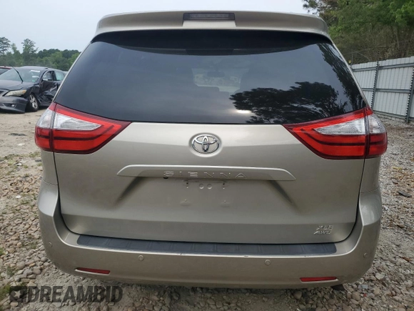 2015 Toyota Sienna Limited with VIN 5TDDK3DC9FS105465, listed as a Copart auction lot 59595595 with 80,348 mi miles and Salvage title. Bid and sale history available at DreamBid. Image 6.