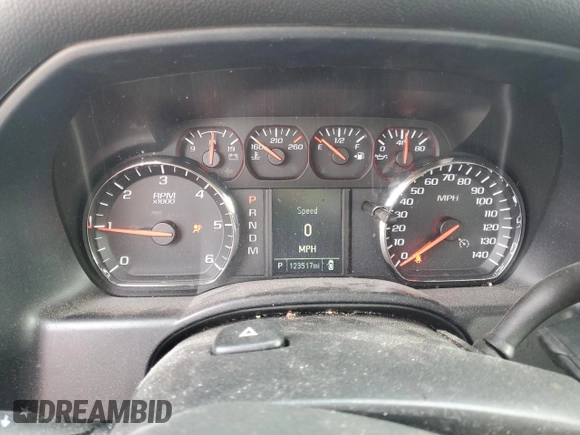 2016 Chevrolet Silverado 1500 Work Truck with VIN 1GCVKNEH6GZ401196, listed as a Copart auction lot 43414335 with 123,517 mi miles and Salvage Title. Bid and sale history available at carsss.com. Image 9.