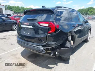 2024 GMC Terrain SLE with VIN 3GKALMEG1RL278502, listed as a IAAI auction lot 42236387 with 7,961 mi miles and . Bid and sale history available at DreamBid. Image 4.