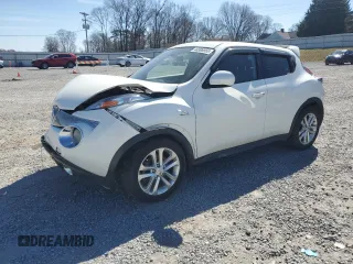 2014 Nissan Juke SL with VIN JN8AF5MV1ET483045, listed as a Copart auction lot 44896955 with 0 mi miles and Salvage Title. Bid and sale history available at carsss.com. Image 1.