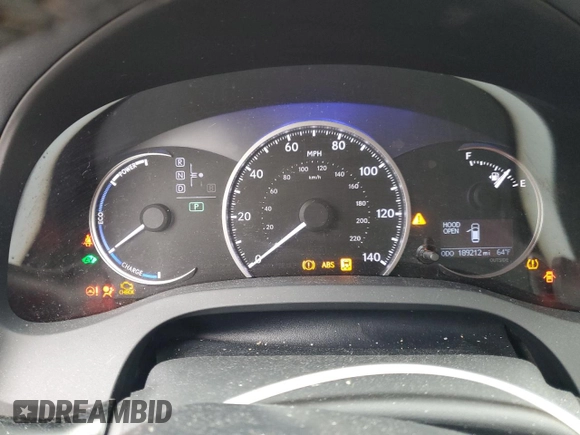 2011 Lexus CT 200h with VIN JTHKD5BHXB2016726, listed as a Copart auction lot 54628455 with 189,212 mi miles and Salvage title. Bid and sale history available at DreamBid. Image 9.