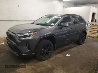 2022 Toyota RAV4 Hybrid SE with VIN 4T3T6RFVXNU086035, listed as a Copart auction lot 61029535 with 52,174 mi miles and Salvage title. Bid and sale history available at DreamBid. Image 1.