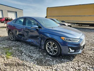 2019 Ford Fusion Titanium with VIN 3FA6P0RUXKR241536, listed as a Copart auction lot 61768335 with 208,133 mi miles and Salvage title. Bid and sale history available at DreamBid. Image 4.