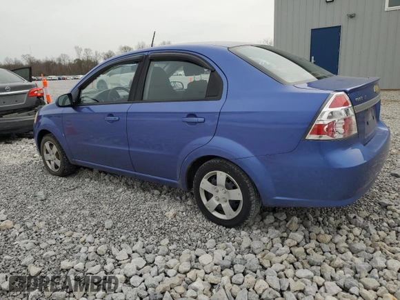2009 Chevrolet Aveo 1LT z VIN KL1TD56E09B663627, wystawiony jako Copart lot #52882465 z przebiegiem 184 432 mil mil oraz Szkoda całkowita • Salvage title. Historia ofert i sprzedaży dostępna na DreamBid. Obrazek 2.