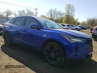 2024 Acura RDX w/A-Spec Package with VIN 5J8TC2H67RL039447, listed as a Copart auction lot 53934285 with 11,001 mi miles and Salvage title. Bid and sale history available at DreamBid. Image 4.