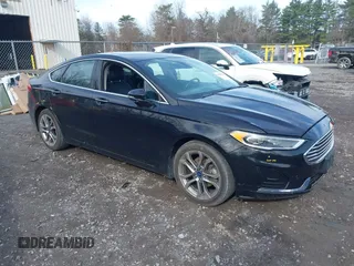 2019 Ford Fusion SEL with VIN 3FA6P0CD8KR265181, listed as a IAAI auction lot 41942425 with 66,228 mi miles and . Bid and sale history available at carsss.com. Image 1.