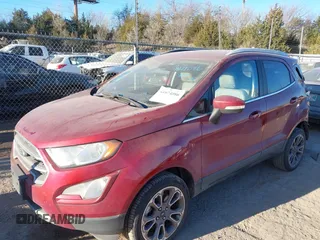 2019 Ford EcoSport Titanium z VIN MAJ6S3KL4KC271163, wystawiony jako IAAI lot #41674086 z przebiegiem 117 265 mil mil oraz . Historia ofert i sprzedaży dostępna na DreamBid. Obrazek 14.