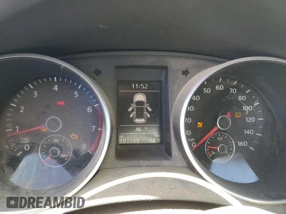 2013 Volkswagen Jetta SportWagen S with VIN 3VWKX7AJ2DM668189, listed as a Copart auction lot 41678215 with 103,709 mi miles and Salvage Title. Bid and sale history available at carsss.com. Image 9.