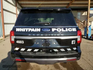 2024 Ford Expedition XL with VIN 1FMJU1G83REA45424, listed as a Copart auction lot 81004464 with 9,690 mi miles and Salvage Title. Bid and sale history available at carsss.com. Image 6.