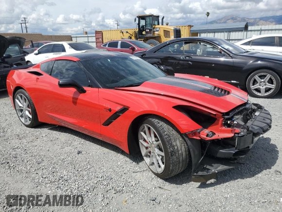 2016 Chevrolet Corvette Z51 3LT z VIN 1G1YM2D78G5117535, wystawiony jako Copart lot #51256535 z przebiegiem 35 611 mil mil oraz Szkoda całkowita • Salvage title. Historia ofert i sprzedaży dostępna na DreamBid. Obrazek 4.