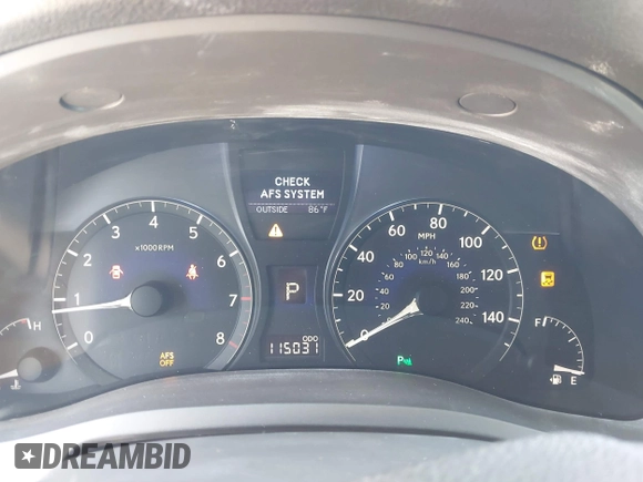 2010 Lexus RX 350 with VIN 2T2ZK1BA4AC021630, listed as a IAAI auction lot 42281422 with 115,031 mi miles and . Bid and sale history available at DreamBid. Image 7.