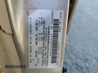 2002 Mazda Protege DX with VIN JM1BJ225520525472, listed as a Copart auction lot 45699915 with 183,457 mi miles and Salvage Title. Bid and sale history available at DreamBid. Image 12.