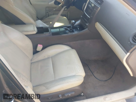 2012 Lexus IS 250 with VIN JTHBF5C21C5168978, listed as a IAAI auction lot 42076073 with 250,078 mi miles and . Bid and sale history available at DreamBid. Image 5.