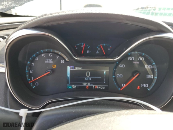 2017 Chevrolet Impala Premier with VIN 2G1145S37H9120370, listed as a Copart auction lot 52884775 with 164,112 mi miles and Salvage Title. Bid and sale history available at carsss.com. Image 9.