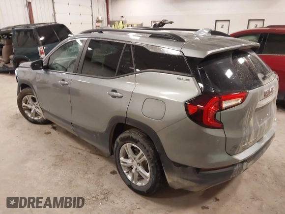 2023 GMC Terrain SLE z VIN 3GKALMEG2PL128721, wystawiony jako IAAI lot #42032073 z przebiegiem 38 880 mil mil oraz . Historia ofert i sprzedaży dostępna na DreamBid. Obrazek 3.