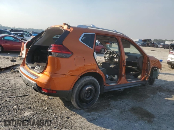 2017 Nissan Rogue SV with VIN 5N1AT2MT5HC845492, listed as a Copart auction lot 43033955 with 115,205 mi miles and Salvage Title. Bid and sale history available at carsss.com. Image 3.