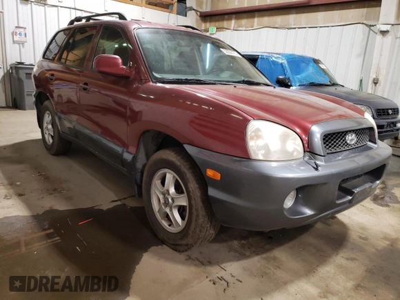 2002 Hyundai Santa Fe GLS with VIN KM8SC73D22U157172, listed as a Copart auction lot 52208105 with 198,122 mi miles and Clean Title. Bid and sale history available at carsss.com. Image 4.