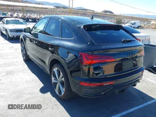 2023 Audi Q5 Sportback S line Premium Plus with VIN WA15AAFY8P2176437, listed as a IAAI auction lot 41352886 with 7,639 mi miles and . Bid and sale history available at DreamBid. Image 3.