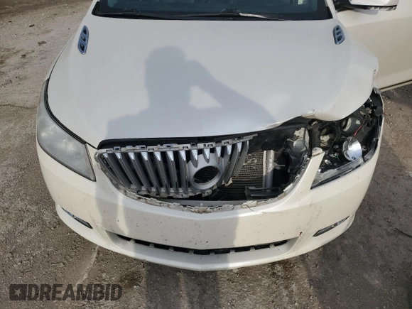 2012 Buick LaCrosse Premium 1 с VIN 1G4GD5E38CF174866, выставлен на аукционе Copart как лот 58372735 с пробегом 113 004 миль миль и Списание • Salvage title. История ставок и продаж доступна на DreamBid. Изображение 11.