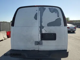 2006 Chevrolet Express Cargo Van with VIN 1GCGG29VX61141682, listed as a Copart auction lot 49008555 with 331,762 mi miles and Salvage Title. Bid and sale history available at carsss.com. Image 6.
