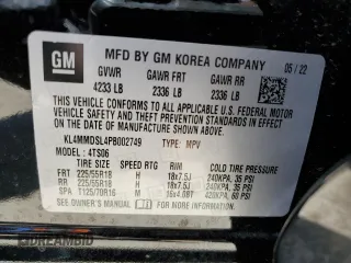2023 Buick Encore GX Select with VIN KL4MMDSL4PB002749, listed as a Copart auction lot 51481965 with 31,858 mi miles and Salvage title. Bid and sale history available at DreamBid. Image 13.