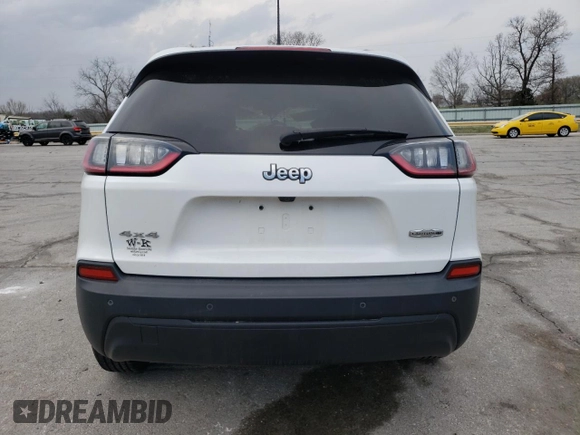 2021 Jeep Cherokee Latitude Plus z VIN 1C4PJMLB7MD133367, wystawiony jako Copart lot #49389785 z przebiegiem 156 663 mil mil oraz Szkoda całkowita • Salvage title. Historia ofert i sprzedaży dostępna na DreamBid. Obrazek 6.