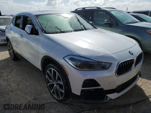 2021 BMW X2 sDrive28i with VIN WBXYH9C08M5S77485, listed as a Copart auction lot 76514664 with 0 mi miles and Non Repairable. Bid and sale history available at carsss.com. Image 4.