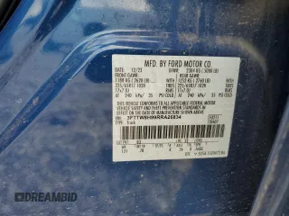 2024 Ford Maverick XLT z VIN 3FTTW8H99RRA26834, wystawiony jako Copart lot #46748615 z przebiegiem 6 036 mil mil oraz Szkoda całkowita • Salvage title. Historia ofert i sprzedaży dostępna na DreamBid. Obrazek 14.